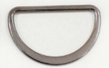 Полукольцо MF01 Silver   30 mm.  6 шт.