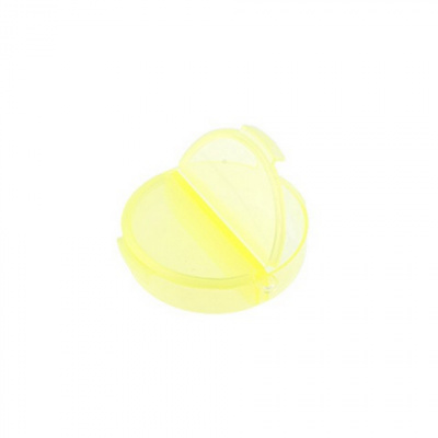 Контейнер "Gamma" T-33 , 2 секции со съемной крышкой, цв.желтый/прозрачный