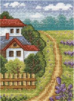 Набор для вышивания «Panna» ПС-1154 Лавандовое поле