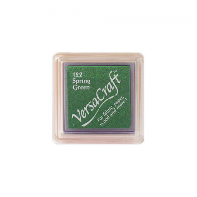 Подушечка чернильная Tsukineko "Versa Craft Small" 25х25мм, цвет: Весенний зеленый