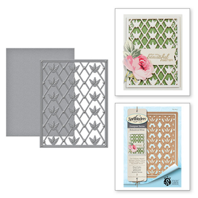 Набор ножей Spellbinders® Nestabilities® Card Creator «Ботаническое блаженство: Цветочная решетка»