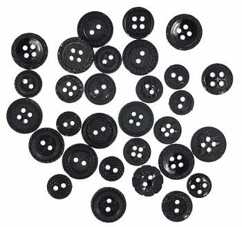 Набор декоративных пуговиц «Dress It Up» 6476 Чернота
