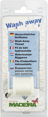 Нитки для наметки водорастворимые 9660 Madeira, 200 м/катушка