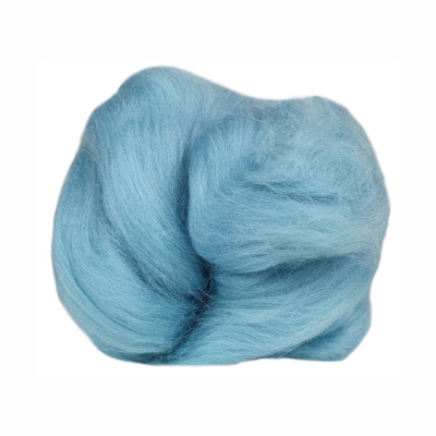 Лента для валяния 100% полутонкая шерсть 500 г ( 50 г.х 10 шт.) 145, ледяная мята