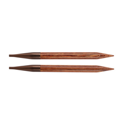 Спицы деревянные съемные Ginger KnitPro для длины тросика 20  см,10.00 мм 31234