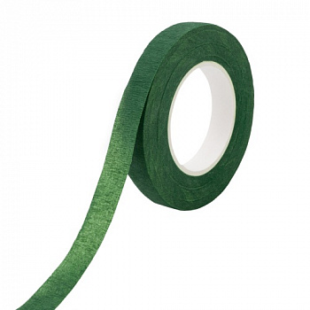 QYF-005 Тейп лента флористическая,12 мм*27 м, 2 шт/упак.А4 зелёный 