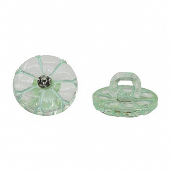 Пуговицы в тубе, 25шт/упак  BG079  на ножке со стрзом 20L (06)