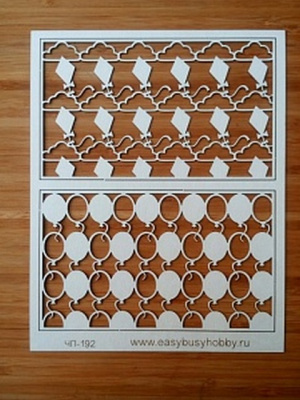 Чип-борд картонный "Фон. Праздник" 1,15мм 15 х 19 см