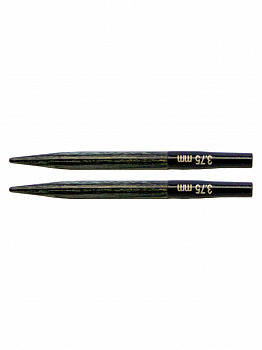 Спицы ультракороткие деревянные съемные Indigo KnitPro 5 см, 3.75 мм 20689