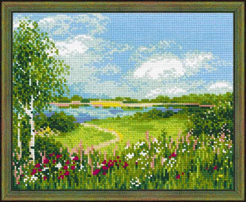 Набор для вышивания «Сотвори Сама» 1604 Тропинка к пруду 30*24 см