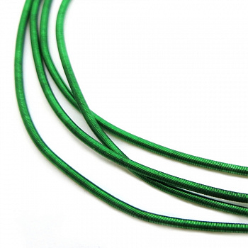 Канитель мягкая, гладкая KAN/MK1.3-19  матовая, темно-зеленый