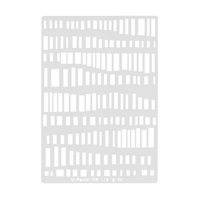 "Mr.Painter" TFR-10 Трафарет-маска 1 шт. 54 "Клавиши"