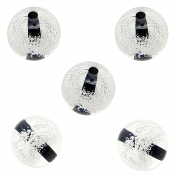 Бусина "Zlatka" акрил Z011P 25 мм  5 шт №071 черный