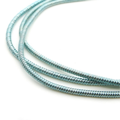 Канитель мягкая, гладкая KAN/MF1-20 глянец, циан