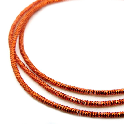 Канитель (трунцал) мягкая, фигурная KAN/MN1-11  глянец, яркая медь