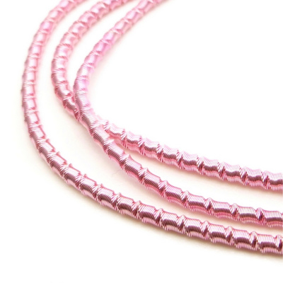 Канитель мягкая, фигурная KAN/LB2-18 матовый, розовый