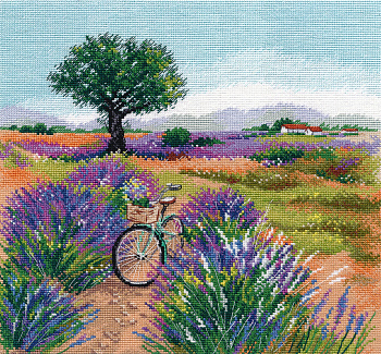Набор для вышивания «Овен» 1500 "Путешествие в прованс" 25 х 25 см