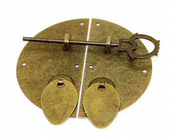 Замок металлический серия "Рукоделие" 7631 Винтаж, 1шт.