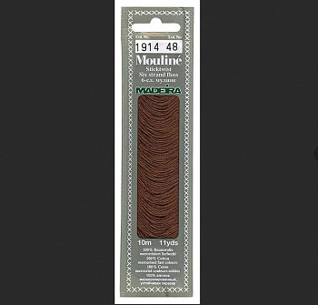 Мулине Спираль «Madeira»100% хлопок, 10 м 1914