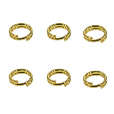 Кольцо для бус  "Zlatka" R-06 d 5,5 мм 50 шт. № 01 под золото,