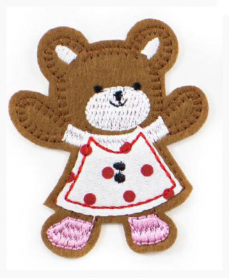 Термоаппликация LA169  65 х 80 мм упак/5 шт