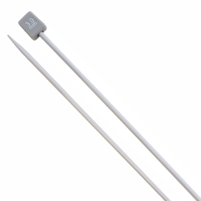 Спицы "Рукоделие" RSP-3, 35 см *3,0 мм , для вязания  (прямые) металлические с покрытием