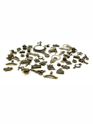 Набор металлических шармов "Рукоделие" SHM/N-05 Интерьерный