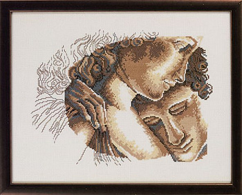 92-6103 Набор для вышивания Счетный крест.Панно.Мифические сюжеты,29*37 см