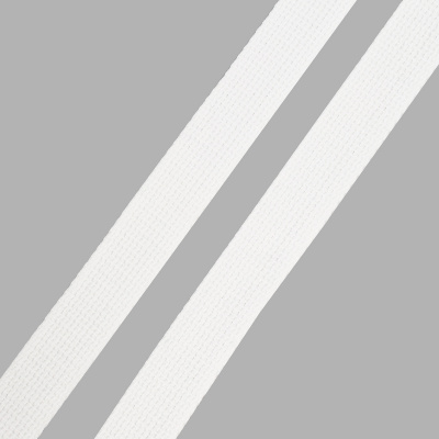 3Al357 Стропа ременная матовая, имитация хлопка (100%пэ) 26мм*100м(07 белый)