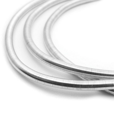 Канитель мягкая, гладкая KAN/MS3-27  матовый, серебро