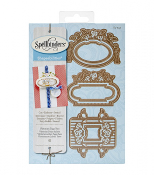 Набор ножей Spellbinders® Shapeabilities® "Викторианские теги 2"