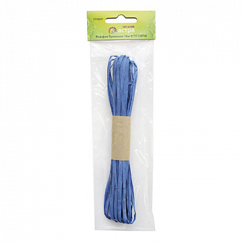 Раффия бумажная АСТРА КРЕАТИВ 15TF128-10 , моток 10 м (13 синий)