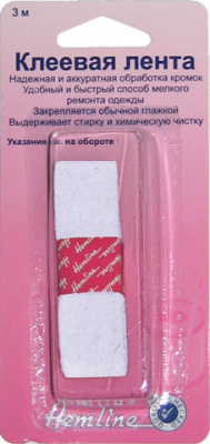 Клеевая лента для мелкого ремонта 3м "Hemline" 790.W белый