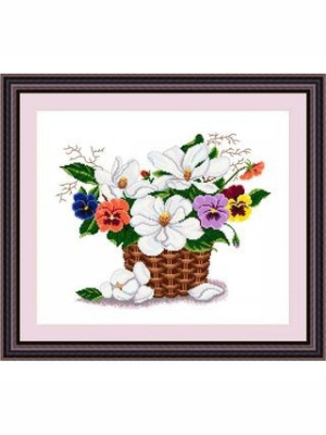 Набор для вышивания «Сделано с любовью» ЦВ-022 Цветочная фантазия