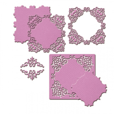 Набор ножей Nestabilities® Decorative Accents "Почетный квадрат"