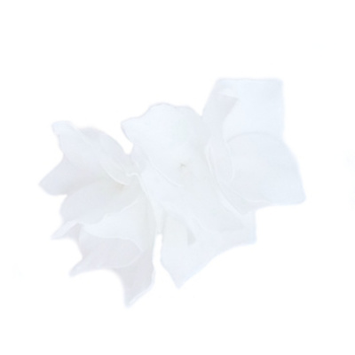 Ревелюровые цветы "FomFantasy" Г-001, гортензия (4,5 * 3 см)  цв.белый
