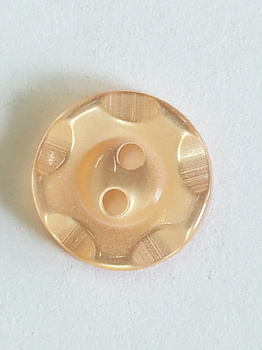 Пуговица Hemline "Basic" d = 12 мм оранжевый (9шт/уп)