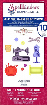 Набор ножей Spellbinders® Shapeabilities® "Швейные принадлежности"