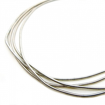 Канитель мягкая, гладкая KAN/MK1.3-14  матовая, серый