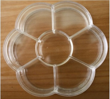 Коробка пластиковая 2204 MH 0004, 9,6*2,0 см