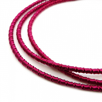 Канитель мягкая, фигурная KAN/LB2-05  матовый, розовая фуксия