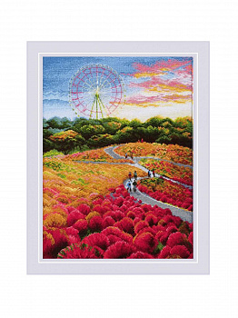 Набор для вышивания «Риолис» 2130 Парк Хитачи 30*40 см