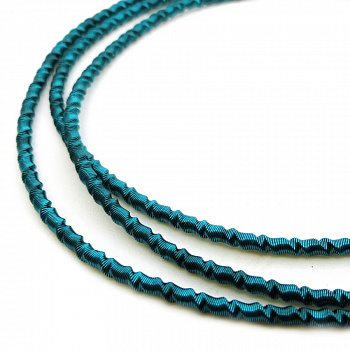 Канитель мягкая, фигурная KAN/LB2-07  матовый, водная синь