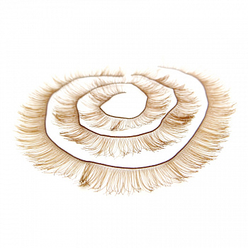 Ресницы для кукол "Рукоделие",  10х200 мм, 2 шт (коричневые)