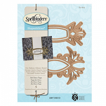 Набор ножей Spellbinders® Shapeabilities® "Теги Арт-Деко"