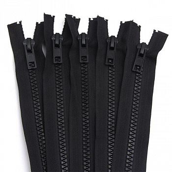 Молния трактор т8 2 замка 100см. уп/5 шт.( черный )