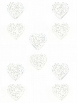 Сердце декоративное 38 мм, 10 шт/упак