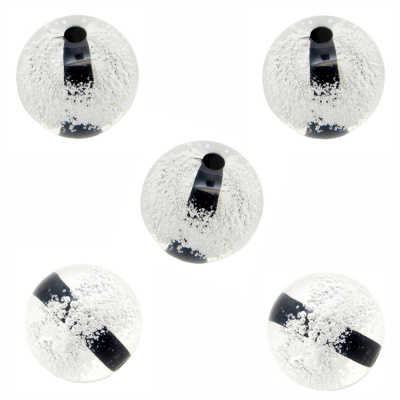 Бусина "Zlatka" акрил Z011P 25 мм  5 шт №071 черный