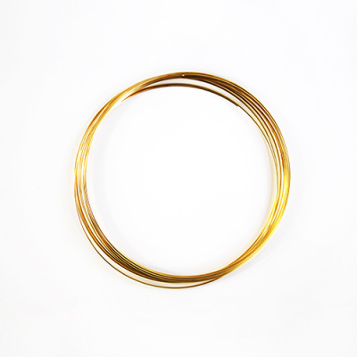 Проволока с памятью для браслета "Астра" 7705122, 2шт*10 витков	 (цвет: золото)