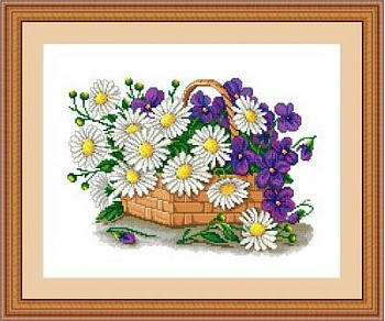 Набор для вышивания «Сделано с любовью» ЦВ-014 Цветы для мамы